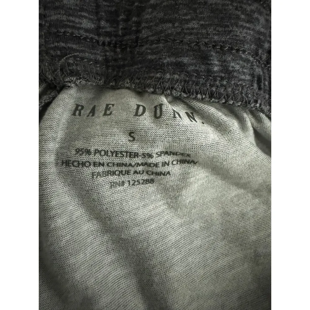 NWOT Rae Dunn Heather Charcoal Gray Sleep Pajama Pants Women's Size Small - Picture 2 of 6